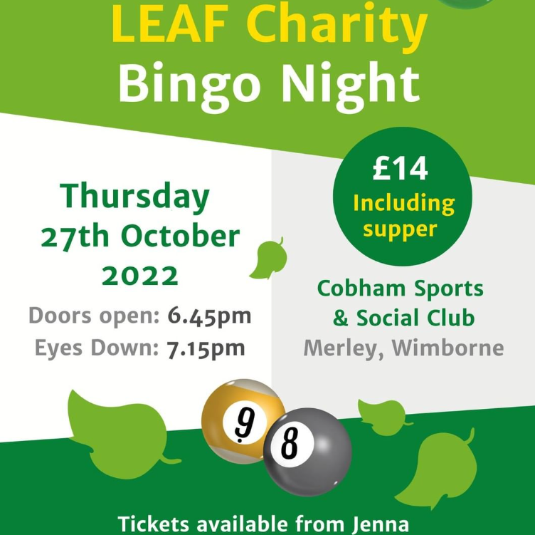 LEAF Charity Bingo Night