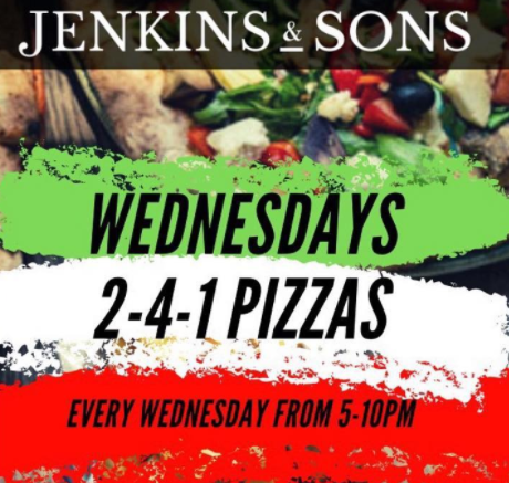 Pizza Wednesdays at Jenkins & Sons