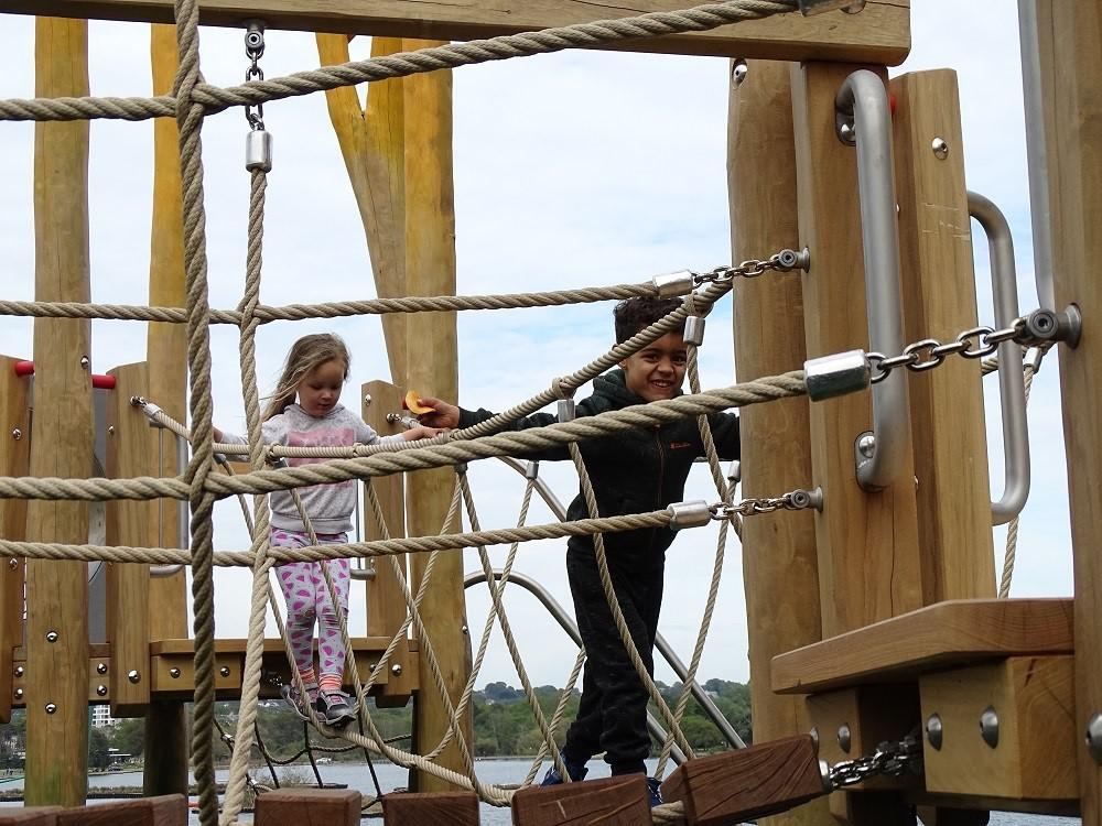 It’s a jungle adventure at the new play area in Poole Park