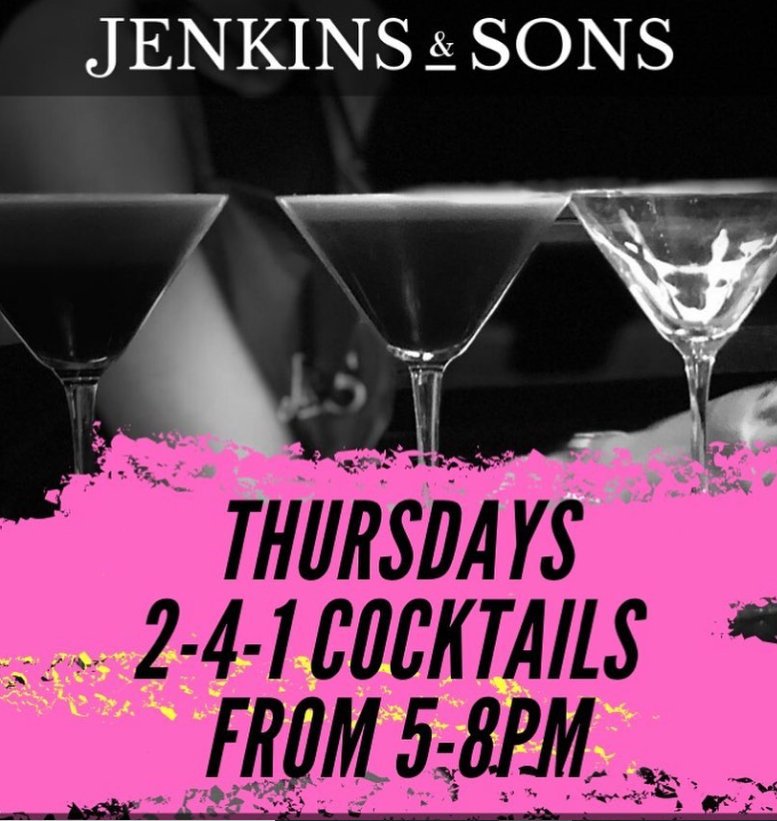 2-4-1 Cocktails at Jenkins & Sons